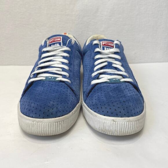 PUMA x UNDFTD Suede Sneakers Blue Perforated Leather Lace Up Men’s Size 11 main image 5